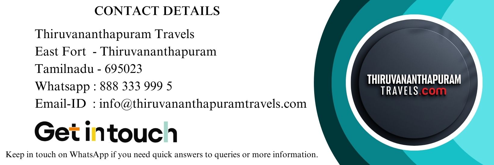 Southindia Travels Contact Information